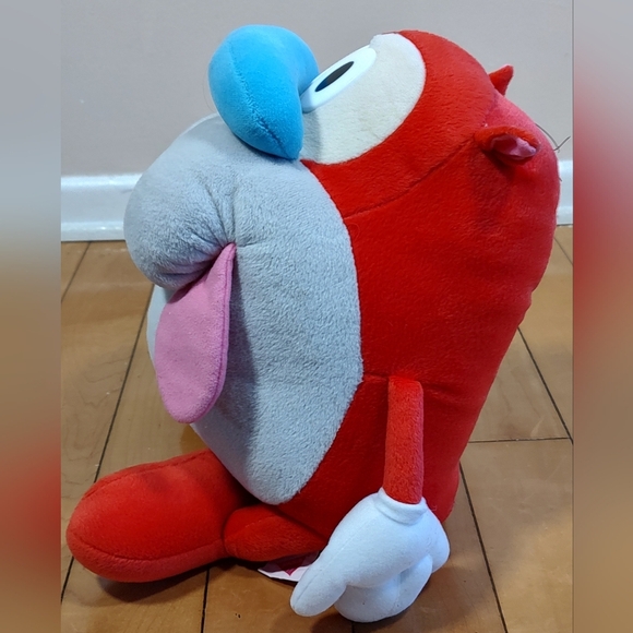 Vintage Stimpy Plush Cartoon Character from Nickelodeon Show Ren and Stimpy - Picture 4 of 9